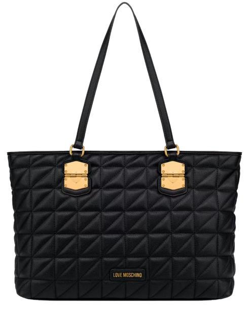 LOVE MOSCHINO CLICK HEART Einkaufstasche Schwarz - Damentaschen