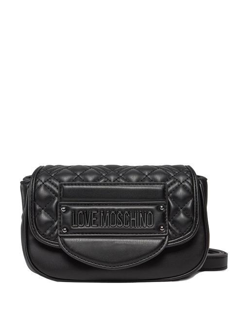 LOVE MOSCHINO QUILTED TAB  Mini-Umhängetasche Schwarz - Damentaschen