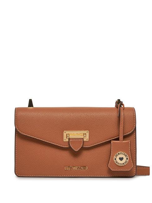 LOVE MOSCHINO CLICK Schultertasche Kamel - Damentaschen