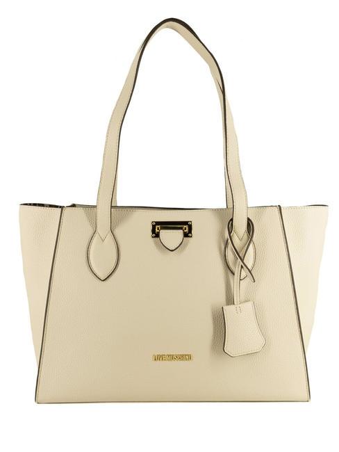 LOVE MOSCHINO CLICK  Einkaufstasche Elfenbein - Damentaschen