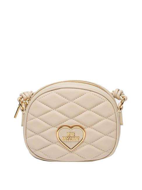 LOVE MOSCHINO ROMANTIC Schulter-Mikrotasche Elfenbein - Damentaschen