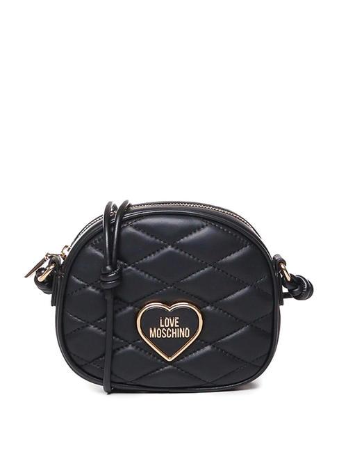 LOVE MOSCHINO ROMANTIC Schulter-Mikrotasche Schwarz - Damentaschen