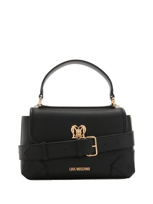 LOVE MOSCHINO TURN LOCK  Handtasche, mit Schultergurt Schwarz - Damentaschen