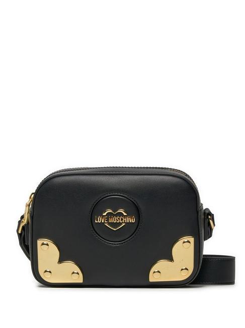 LOVE MOSCHINO HEART CORNER  Mini-Umhängetasche Schwarz - Damentaschen