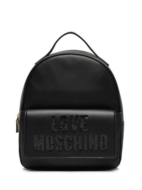 LOVE MOSCHINO SPARKLING LOGO  Damenrucksack Schwarz - Damentaschen