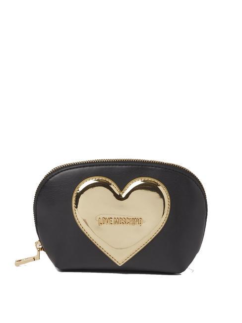 LOVE MOSCHINO GOLDEN HEART  Geldbeutel Schwarz - Brieftaschen Damen