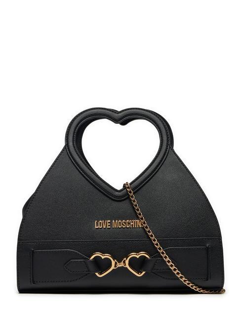 LOVE MOSCHINO LOVER NYLON Handtasche, mit Schultergurt Schwarz - Damentaschen