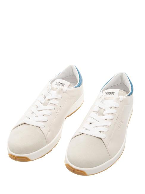 COLMAR FEYDER VINTAGE  Turnschuhe Feyder Vintage Off White-Blue 186 Größe 40 - Herrenschuhe