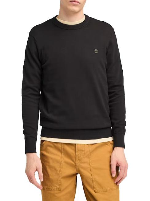 TIMBERLAND WILLIAMS RIVER Pullover mit Rundhalsausschnitt Schwarz/Pflaster - Herrenpullover