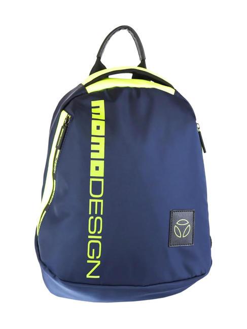 MOMO DESIGN LOGO PATCH Rucksack blau/fluoreszierend - PC-Rucksäcke