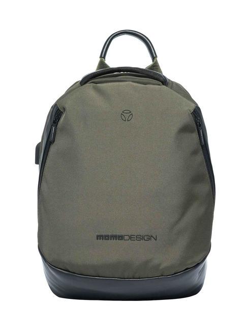 MOMO DESIGN EVERYDAY Rucksack  Grün Schwarz - Rucksäcke für Schule &amp; Freizeit