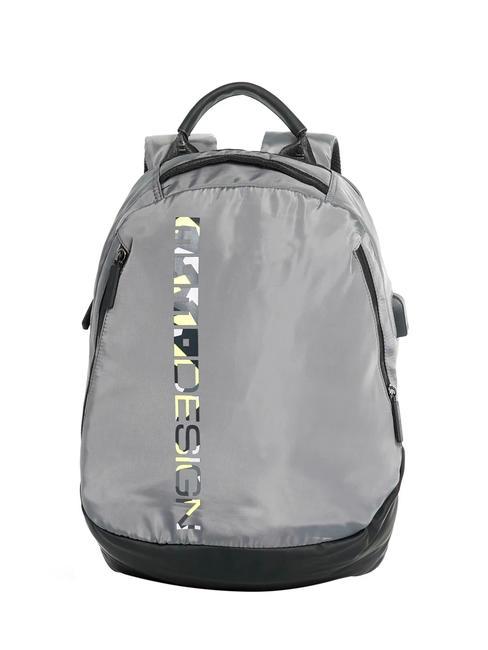 MOMO DESIGN OVO 15" PC-Rucksack dunkelgrau/multi - Rucksäcke für Schule &amp; Freizeit