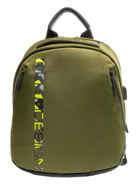 MOMO DESIGN OVO 15" PC-Rucksack Militärgrün/Multi - Rucksäcke für Schule &amp; Freizeit