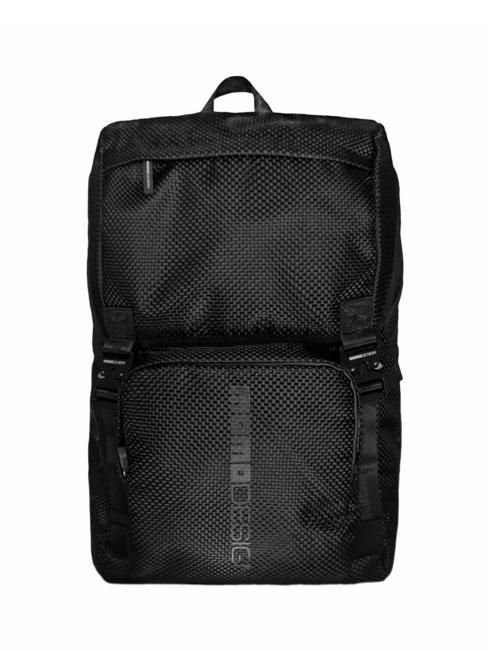 MOMO DESIGN ECO CARBON URBAN Rucksack aus recyceltem Polyester schwarzlogoschwarz - Rucksäcke für Schule &amp; Freizeit