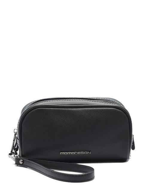 MOMO DESIGN CASUAL Clutch / Kosmetiktasche mit Manschette Schwarz - Beauty-Case