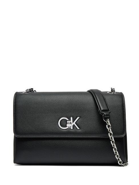 CALVIN KLEIN RE-LOCK  Schulter-/Umhängetasche ck schwarz - Damentaschen