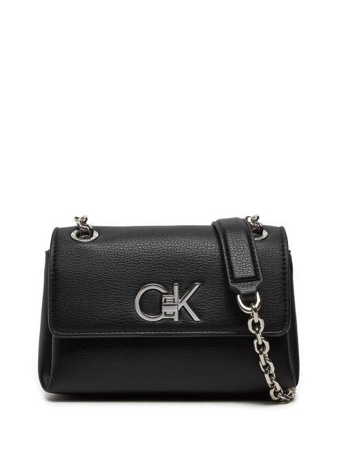 CALVIN KLEIN RE-LOCK Schulter-/Crossbody-Minitasche ck schwarz - Damentaschen