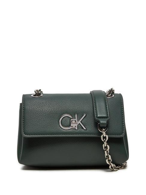 CALVIN KLEIN RE-LOCK Schulter-/Crossbody-Minitasche palmengrün - Damentaschen