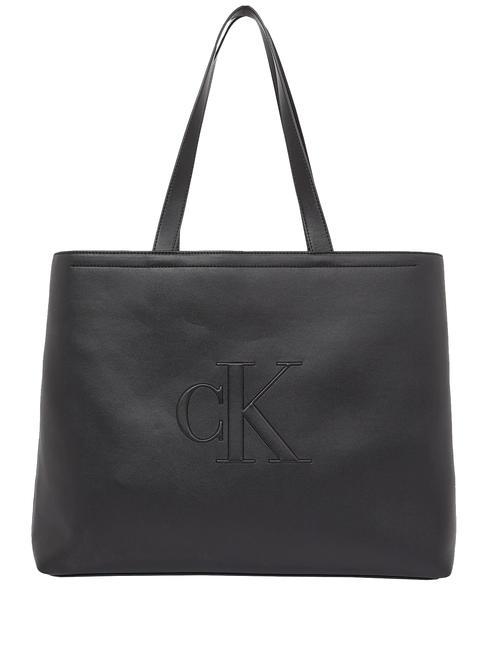 CALVIN KLEIN CK JEANS SCULPTED Einkaufstasche pvh schwarz - Damentaschen