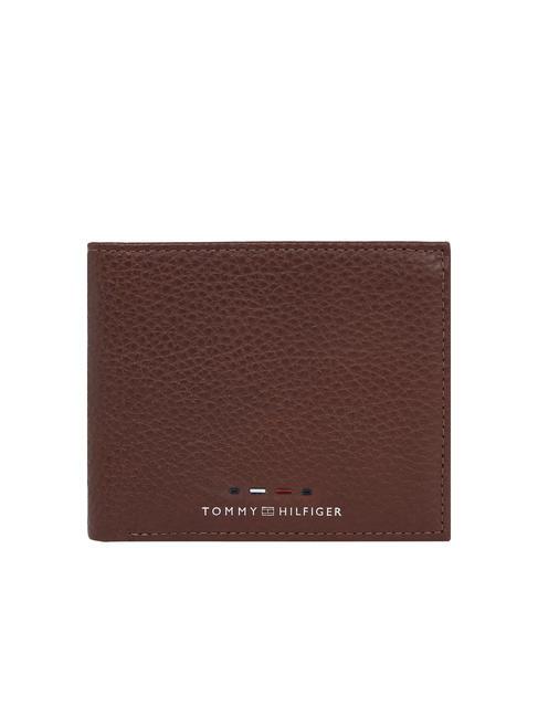 TOMMY HILFIGER PREMIUM LEATHER Geldbörse aus Leder Cognac - Brieftaschen Herren