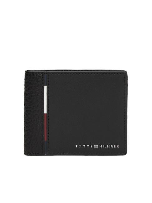 TOMMY HILFIGER CASUAL Mini-Geldbörse aus Leder Schwarz - Brieftaschen Herren