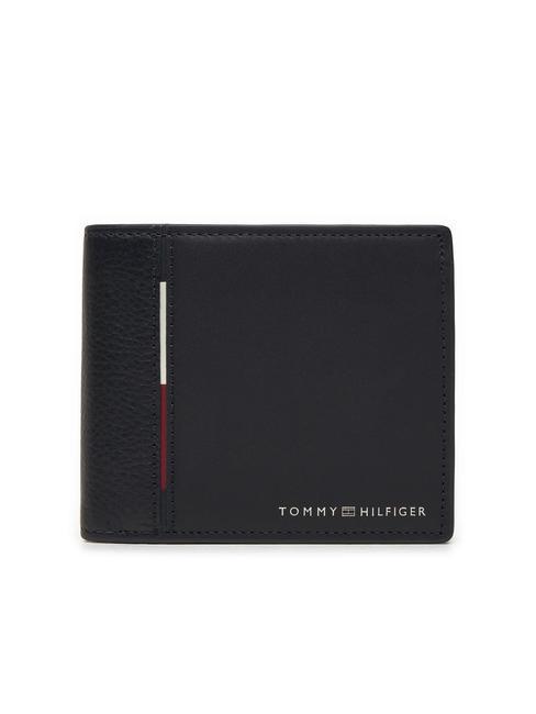 TOMMY HILFIGER CASUAL Geldbörse aus Leder Raum blau - Brieftaschen Herren