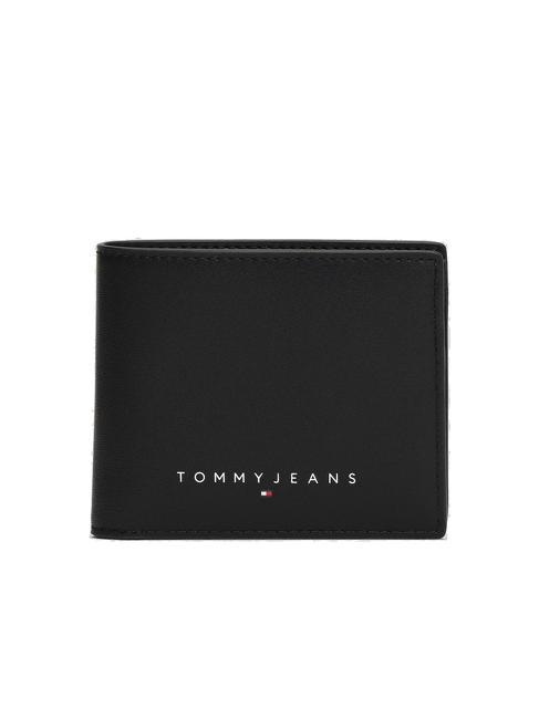 TOMMY HILFIGER TOMMY JEANS Geldbörse aus Leder Schwarz - Brieftaschen Herren