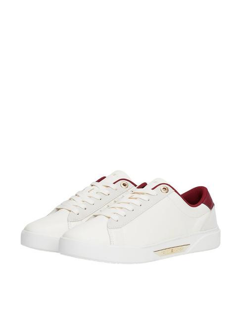 TOMMY HILFIGER CHIC COURT Ledersneaker uralt weiß - Damenschuhe