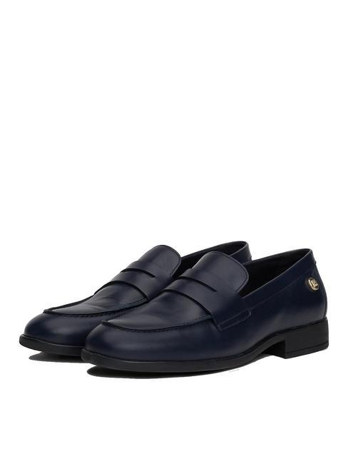 TOMMY HILFIGER STUD LEATHER Mokassins aus Leder Raum blau - Damenschuhe