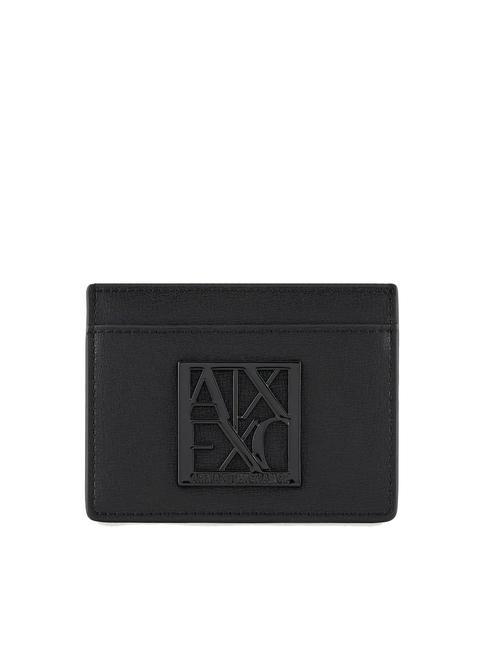 ARMANI EXCHANGE A|X Flaches Kreditkartenetui Schwarz - Brieftaschen Damen