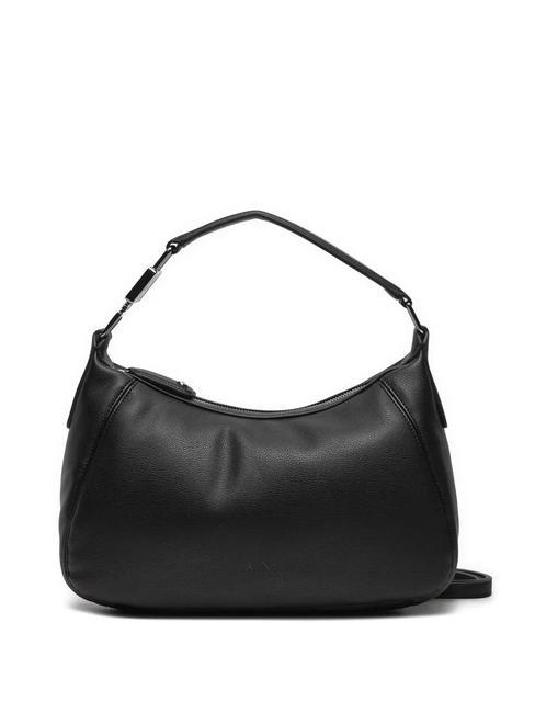 ARMANI EXCHANGE A|X Mittelgroße Hobo-Tasche mit Schultergurt Schwarz - Damentaschen