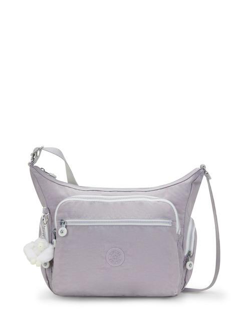 KIPLING GABBIE M Schultertasche zartes Grau - Damentaschen