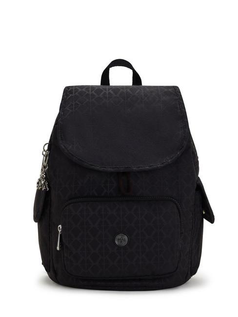 KIPLING CITY PACK S Rucksack Signatur schwarz qvc - Damentaschen