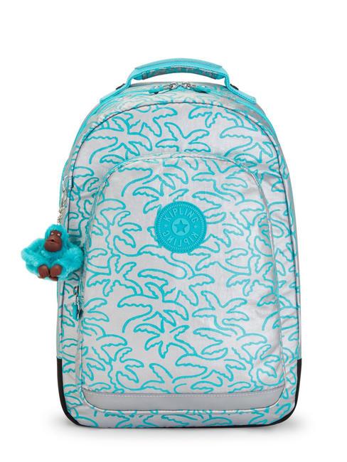 KIPLING CLASS ROOM 15" Laptop-Rucksack metallische Handfläche - Rucksäcke für Schule &amp; Freizeit