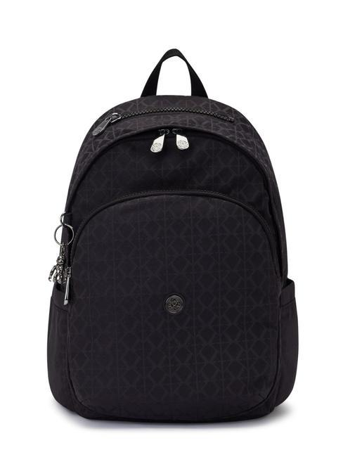 KIPLING DELIA M Rucksack Signatur schwarz qvc - Damentaschen