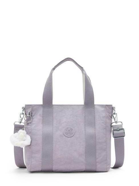 KIPLING ASSENI MINI TOTE Tasche mit Schultergurt zartes Grau - Damentaschen