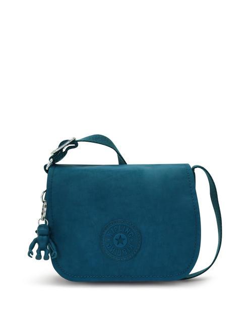 KIPLING LOREEN MINI Minitasche mit Schulterklappe kosmischer Smaragd - Damentaschen