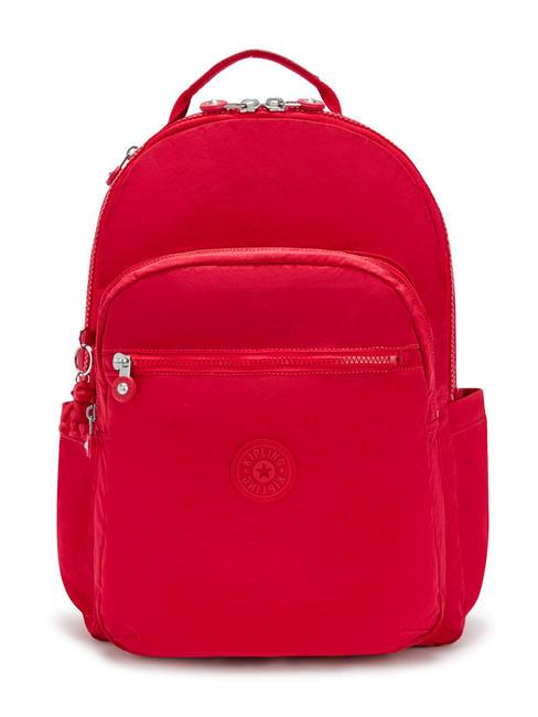 KIPLING SEOUL 15 "Laptop-Rucksack rotes Rouge - Rucksäcke für Schule &amp; Freizeit