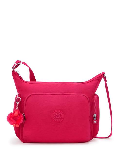 KIPLING GABB Große Umhängetasche rosa Konfetti - Damentaschen