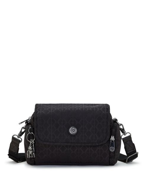 KIPLING DANITA Kleine Umhängetasche Signatur schwarz qvc - Damentaschen