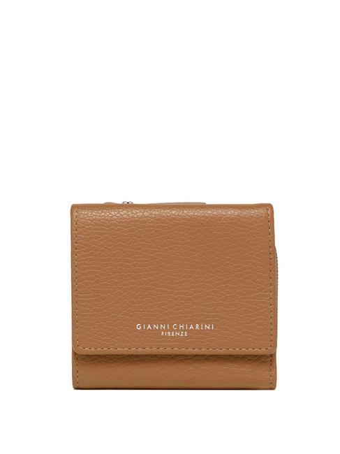 GIANNI CHIARINI WALLETS GRAIN Mini-Geldbörse aus Leder Schlick - Brieftaschen Damen