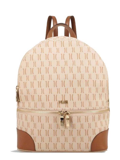 ALVIERO MARTINI PRIMA CLASSE MONOGRAM Large Rucksack Creme - Damentaschen