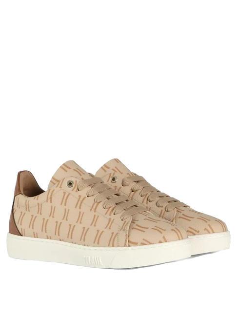 ALVIERO MARTINI PRIMA CLASSE MONOGRAM Damen-Sneaker Creme - Damenschuhe