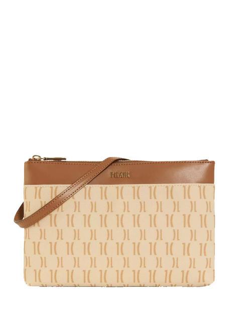 ALVIERO MARTINI PRIMA CLASSE MONOGRAM Clutch Umhängetasche Creme - Damentaschen