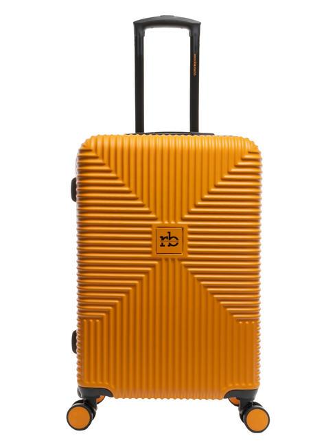 ROCCOBAROCCO NOMAD Mittelgroßer Trolley orange - Harte Trolleys