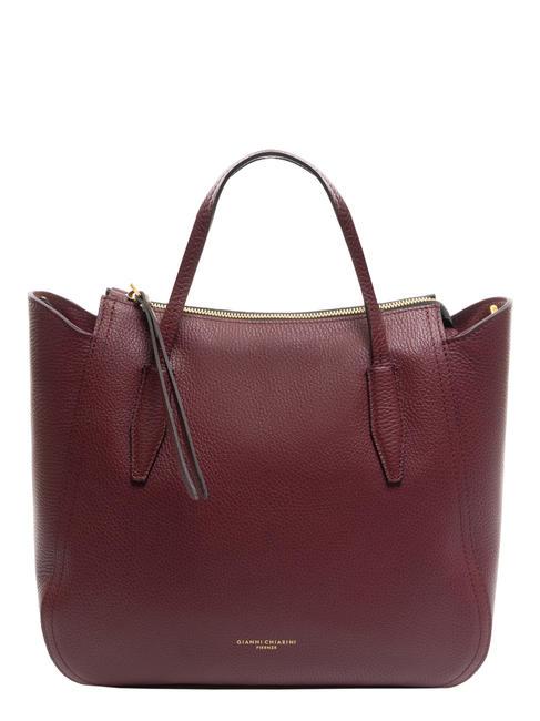 GIANNI CHIARINI MEGAN Handtasche mit Schultergurt aus Leder rote Beete - Damentaschen