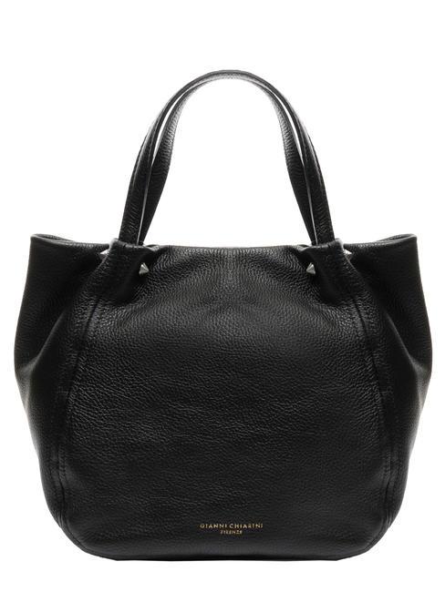 GIANNI CHIARINI TULIP  Handtasche mit Schultergurt aus Leder Schwarz - Damentaschen