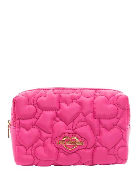 LOVE MOSCHINO PUFFY HEART Beautycase Fuchsie - Beauty-Case