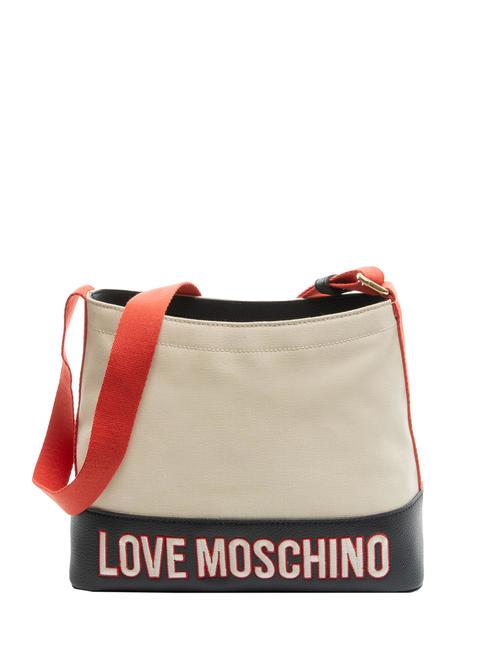 LOVE MOSCHINO FREE TIME  Hobo Tasche Leder - Damentaschen