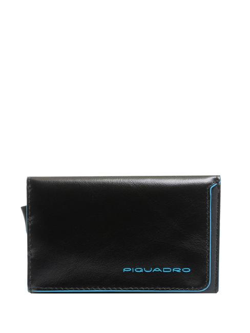 PIQUADRO BLUE SQUARE  Kartenhalter mit Schiebesystem Schwarz - Brieftaschen Herren